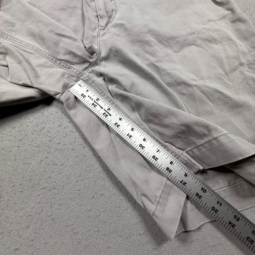 Polo Ralph Lauren Mens Relaxed Fit Chino Shorts Gray Cotton Twill Size 33
